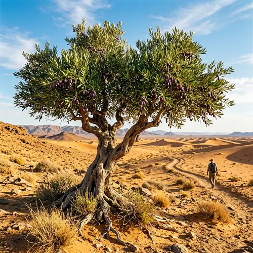 Resilience and Survival: Oasis in the Golden Desert
