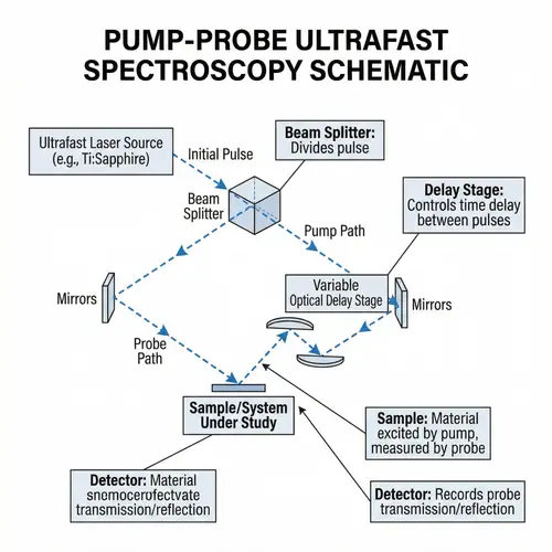 Pump-Probe Ultrafast Light Path Diagram | Scientific Study