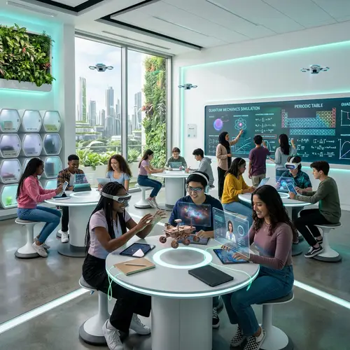 Futuristic High School Classroom Innovations