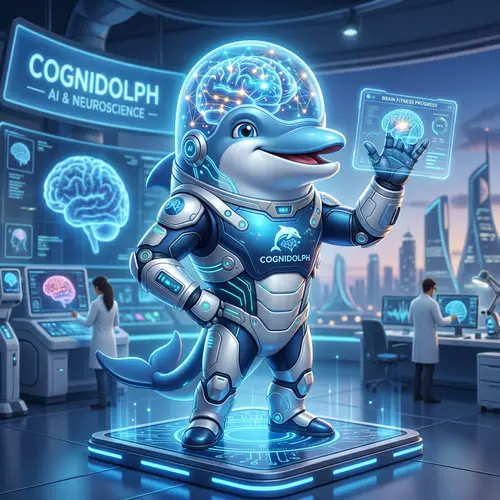 Meet Cognidolph: The Futuristic Brain Fitness Mascot
