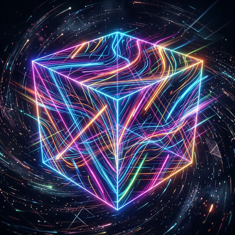 Cubed Lines Direction | 3D Design Inspiration