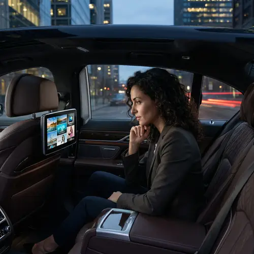 Luxurious Car Advertisement Viewing Experience