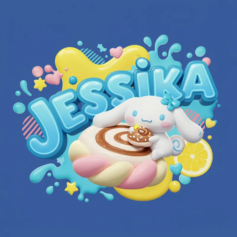 Cinnamoroll Napping on a Marshmallow Art