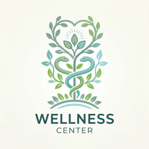 Vectorial Wellness Logo Design | Tranquility & Health
