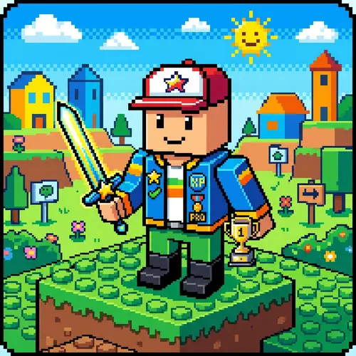 8-Bit Pro Avatar: Virtual Exploration & Creativity