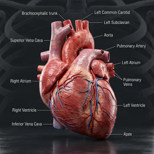 3D Human Heart Image