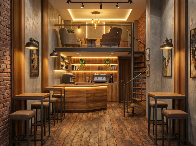 Modern Cafe Design for Small Spaces