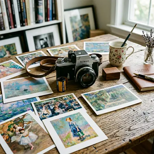 Professional Photography Branding with Impressionist Elements