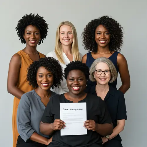 Diverse Women Celebrating Professionalism in Portrait
