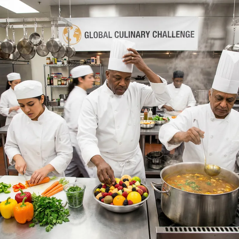 The Chef's Challenge - Multicultural Kitchen Showdown