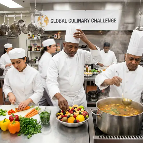 Culinary Challenge - Diverse Chefs Cooking Competition