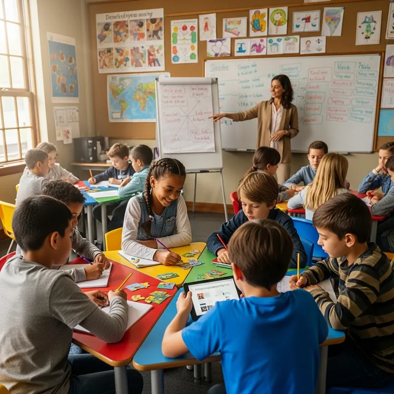 Children Learning: Engaging Educational Moments