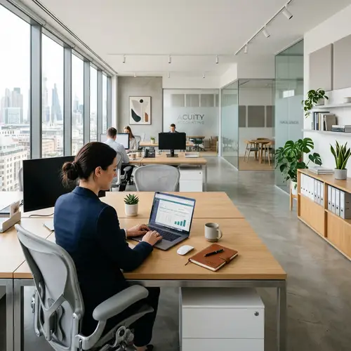 Modern Minimalist Accounting Office
