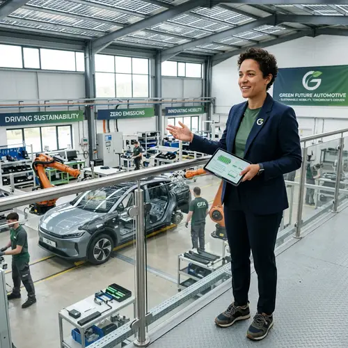Green Automotive Character for Future Industry