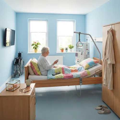 Comfortable Hospital Room for Patients