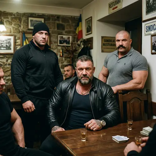 Romanian Mafia: Strong and Muscular Characters