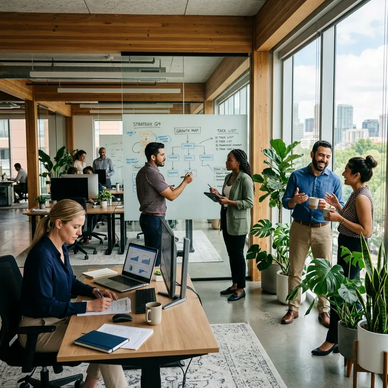 Inclusive Workplace Collaboration | Professional Workspace Imagery