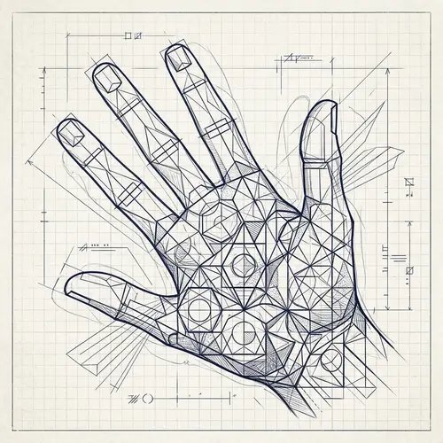 Hand Drawing Converted into Geometric Figure