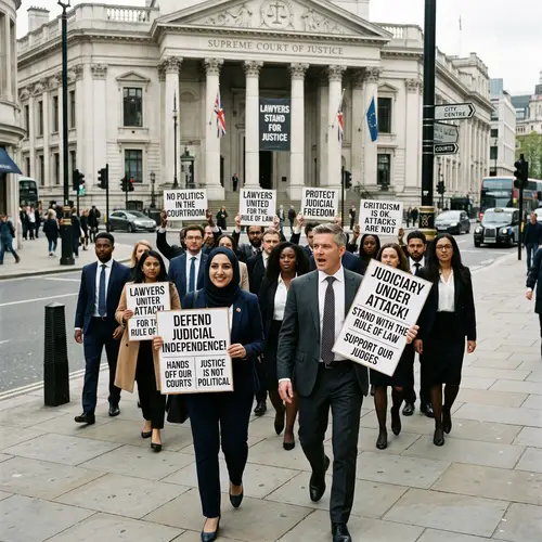 Lawyers' Peaceful Demonstration for Judicial Independence