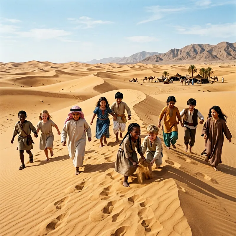 Ten Kids in Desert: From Pre-Islamic to Islamic Era