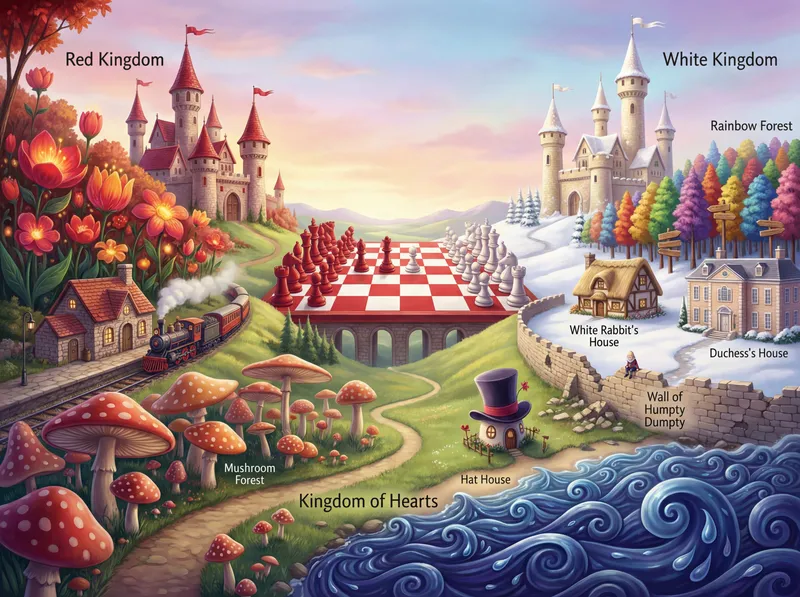 Explore the Three Kingdoms of Wonders