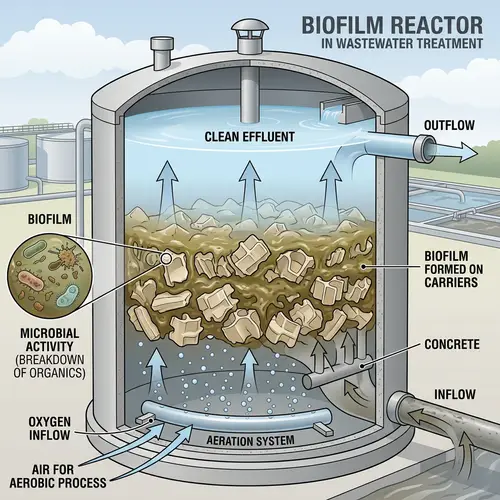 Biofilm Reactor in Waste Water Treatment Plants