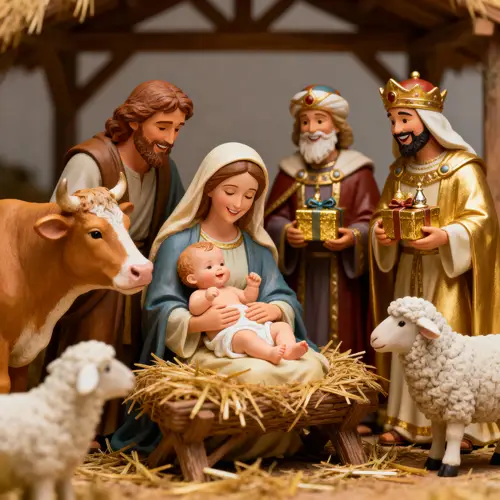 The Birth of Baby Jesus: A Holy Scene