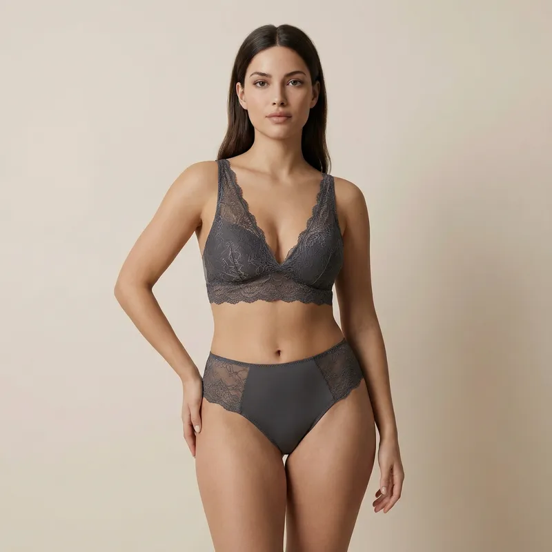 Realistic Virtual Female Model Wearing Lingerie