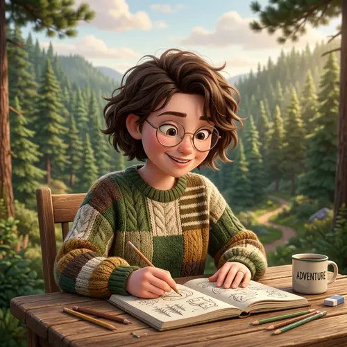 Pixar-Style Artwork by a 24-Year-Old Girl