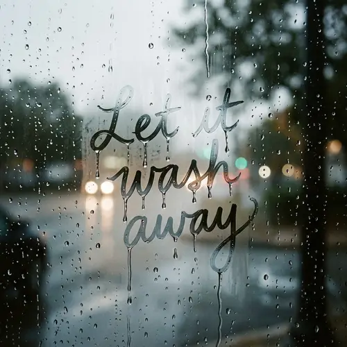 Let It Wash Away: Rain Drops Art