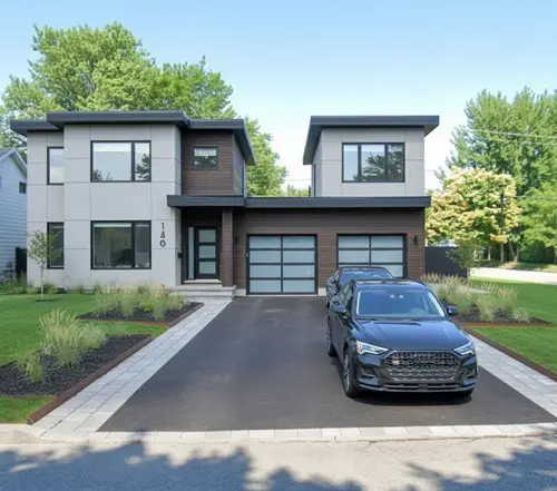 Modern Double Garage and Revamped Exterior Design