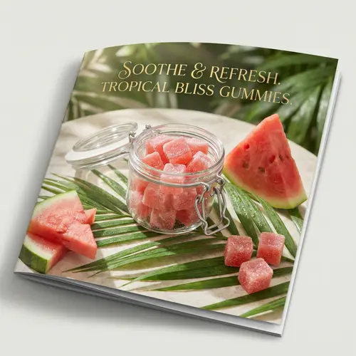 Luxury Pink Gummies for Soothing Refreshment