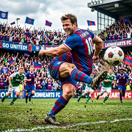 FatMessi | Comical Sports Character in Striped Jersey