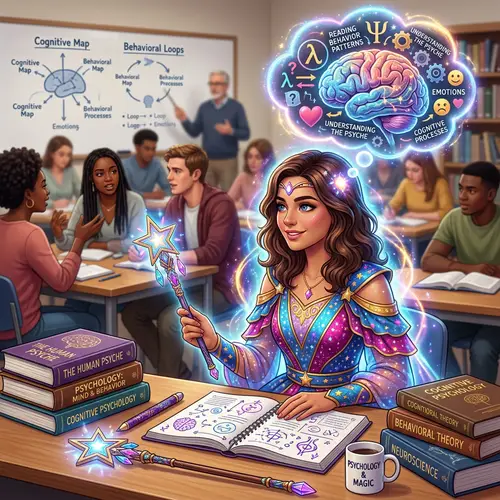 Magical Psychology Student with Mind-Reading Powers