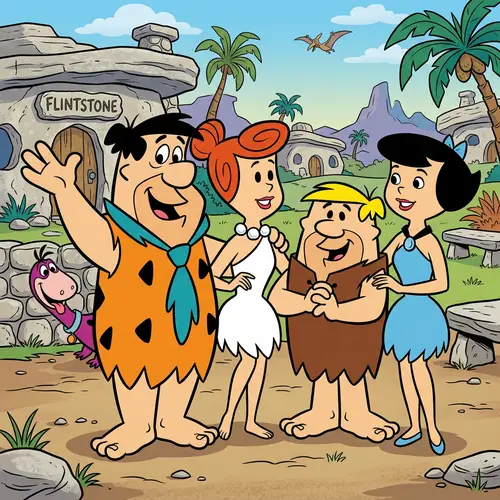 Flintstones Cartoon Characters: Couples Edition