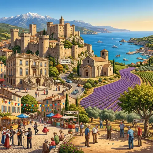 Provence-Alpes-Côte d'Azur Cultural History: Architectural Styles & Lavender Fields