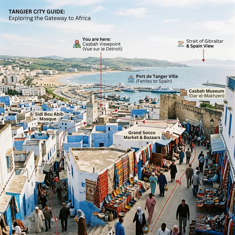 Tangier Travel Guide: City Life & Mediterranean Views Tangier Travel Guide: City Life & Mediterranean Views