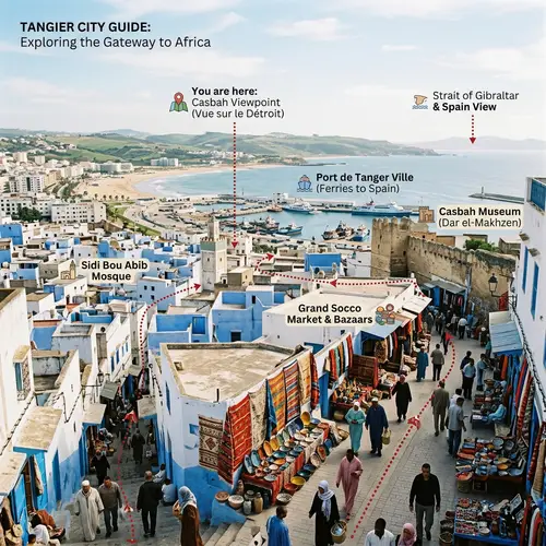 Tangier, Morocco: Vibrant City Life & Mediterranean Views