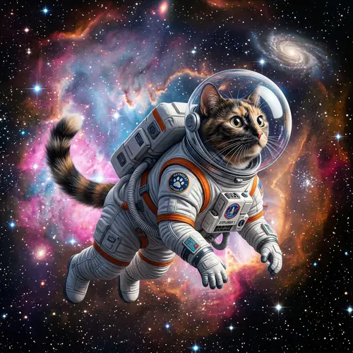 Space Cat: Discover the Cosmos with the Adventurous Feline