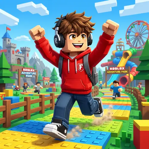 Energetic Roblox Preteen Boy Character