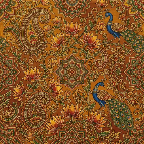 Intricate Indian Patterns Background | Vibrant Cultural Artistry