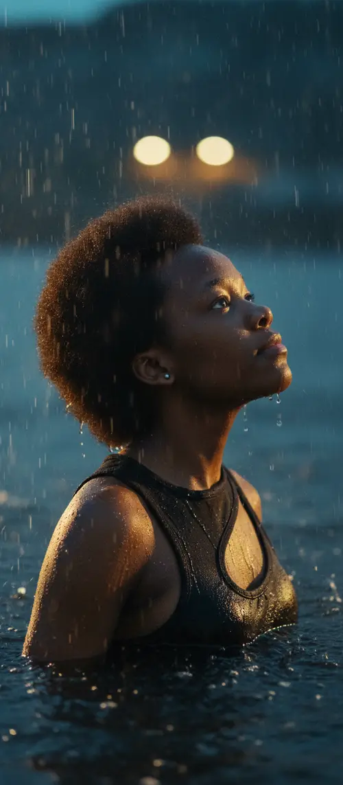 High Definition Rainy Portrait Photography