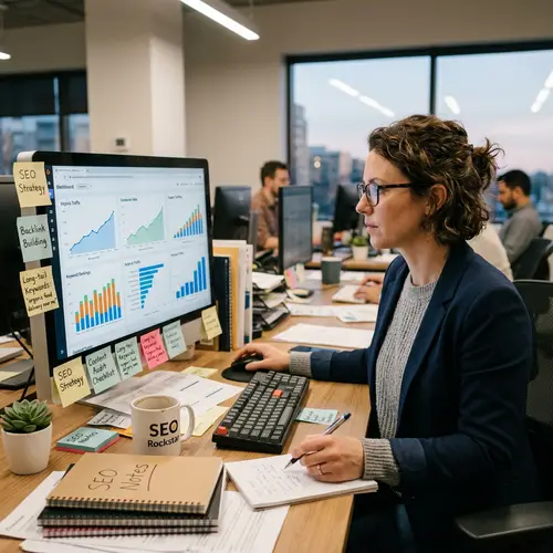 Expert SEO Strategist | Dall-e Foto - Digital Marketing Specialist