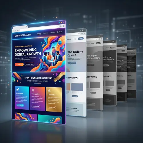 Vibrant First Website Leading the Way - Web Design Showcase