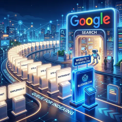 Stand Out on Google: Blue vs White Websites in a Row