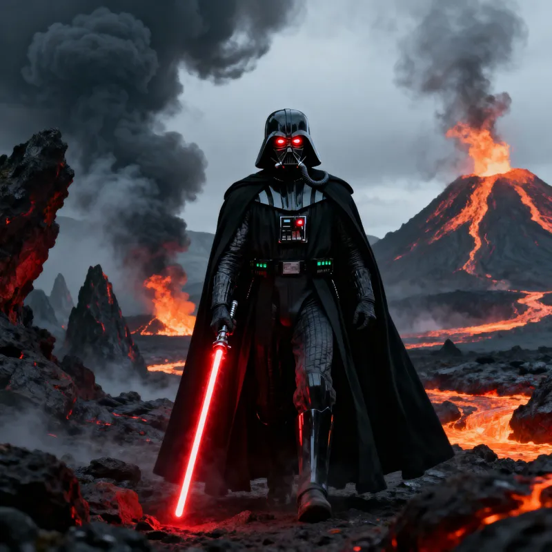 Sith Lord Character Inspired by Star Wars