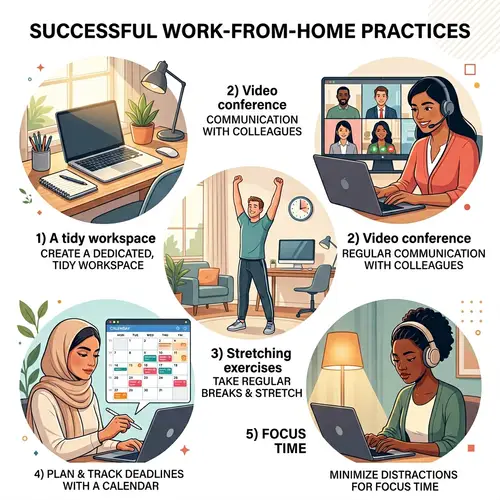 5 Key Points for Successful Work from Home