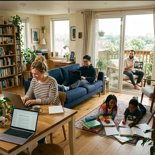 Diverse Work From Home Scenarios | Remote Work Comfort