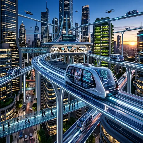 Futuristic Transportation Concept: Innovative Solutions for Future Cities