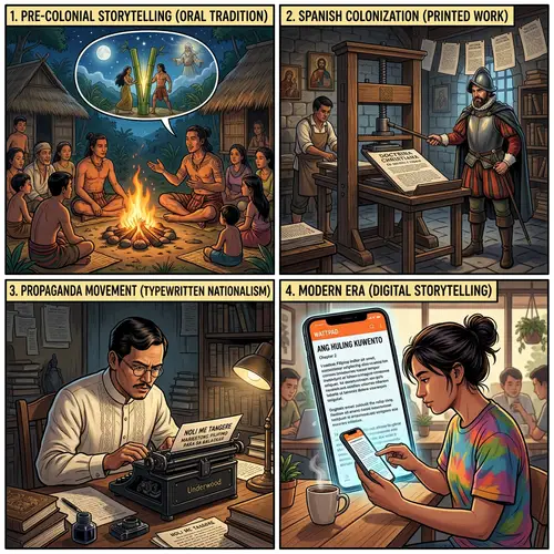 Evolution of Filipino Storytelling: From Pre-Colonial Tales to Modern Web Novels